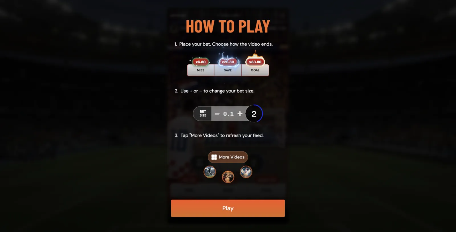 Hattrixxx how to play screen