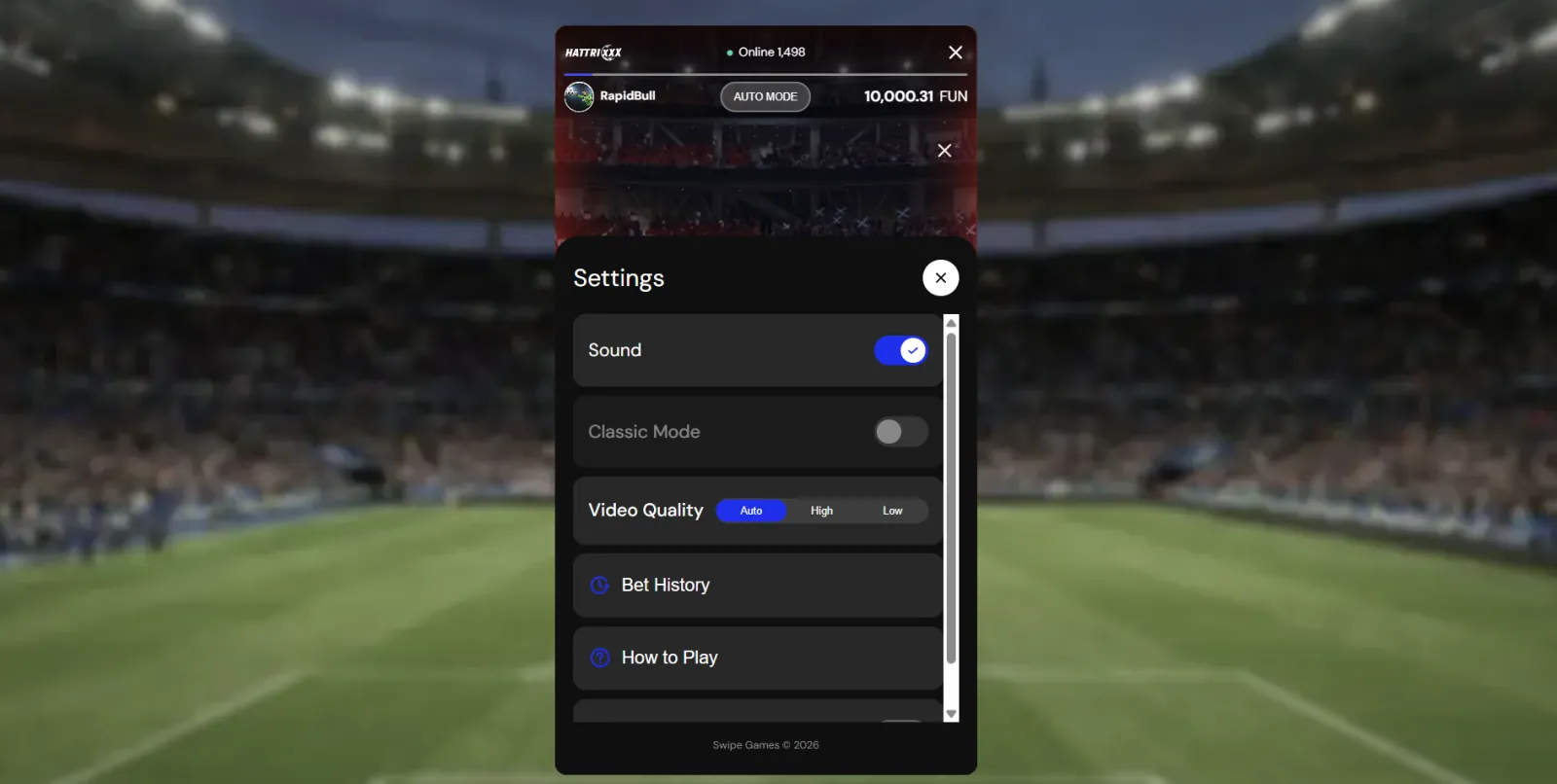 Hattrixxx settings Video Quality