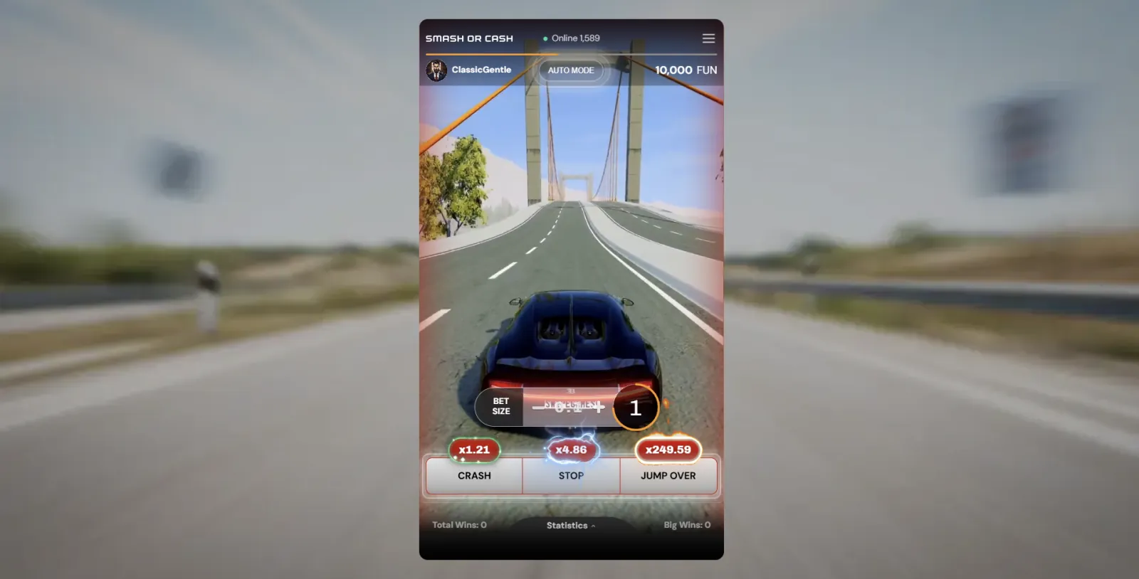 Smash or Cash game screen