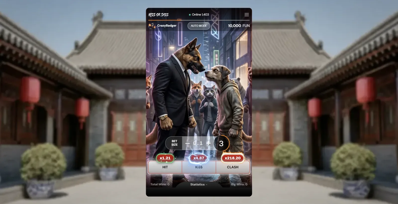 Kiss or Diss with dog characters